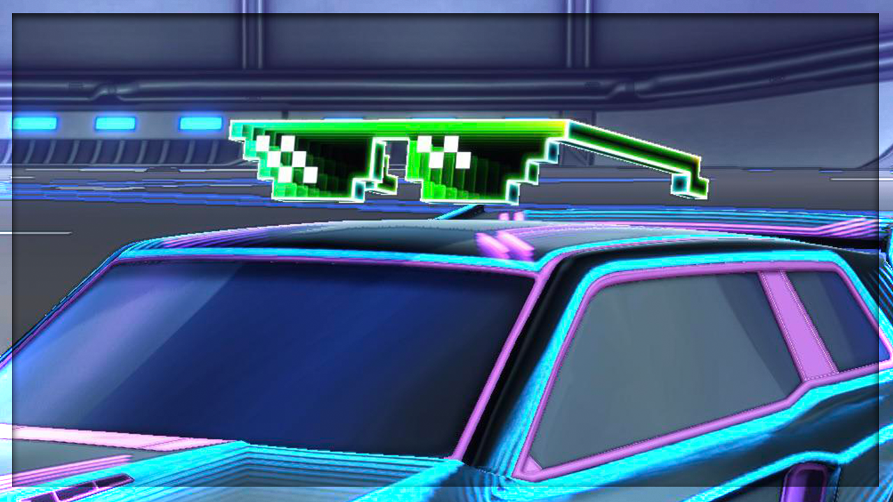 The Multichrome Pixelated Shades: Rocket League's Fornax Series Star Item