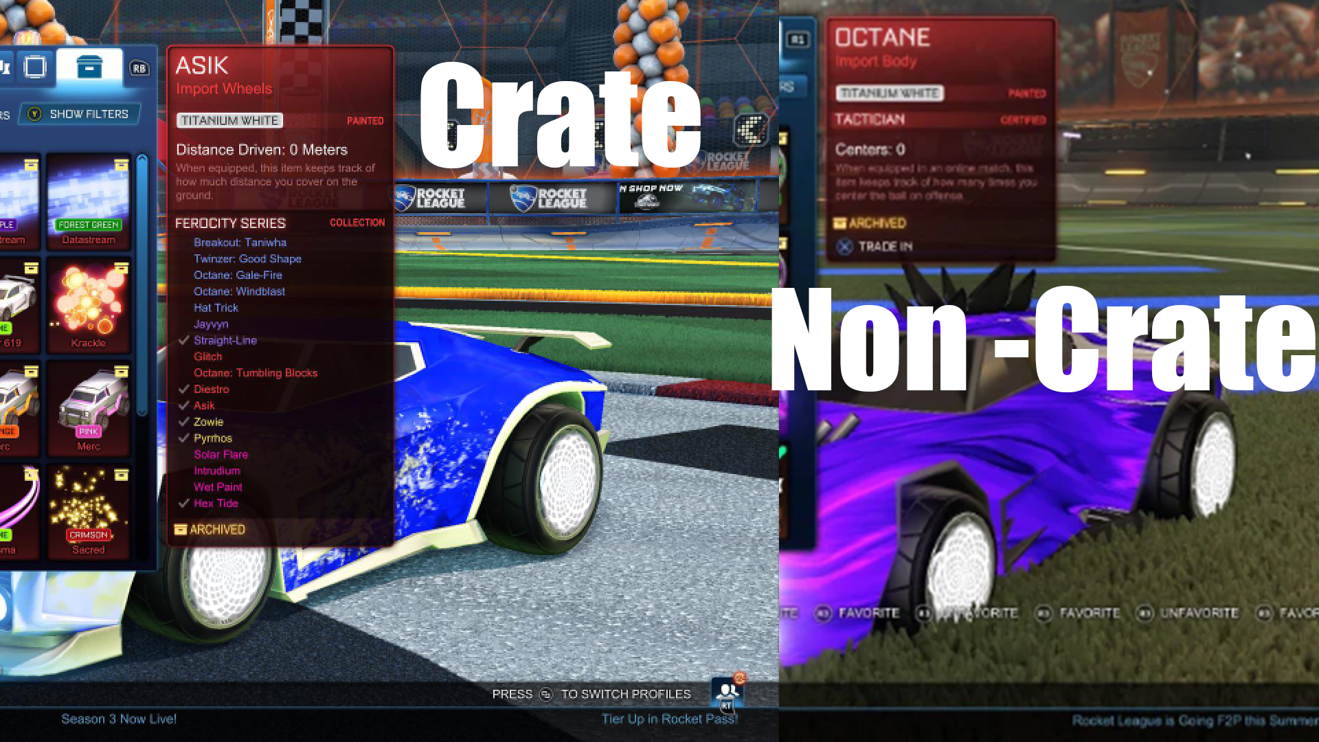Crate vs Non-Crate Item