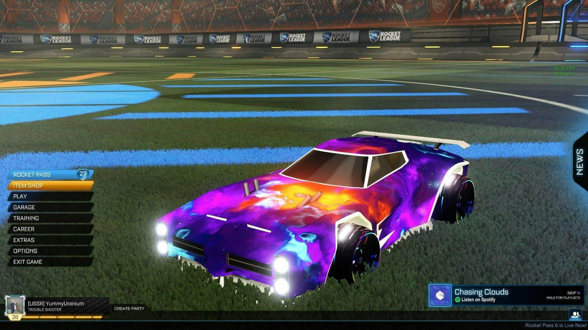 Rocket League Design With Dominus and Interstellar