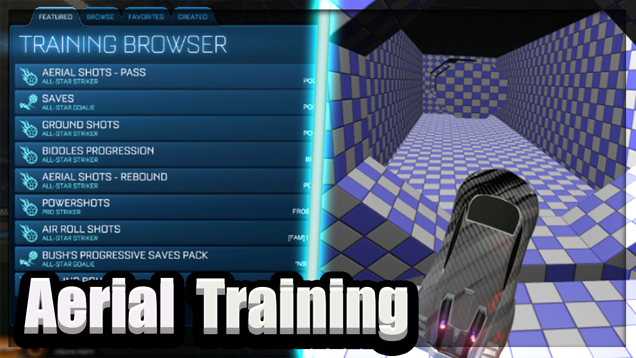 Rocket League Aerial Training Map Code: Mastering Aerials and Backboard Shots with this Training Pack