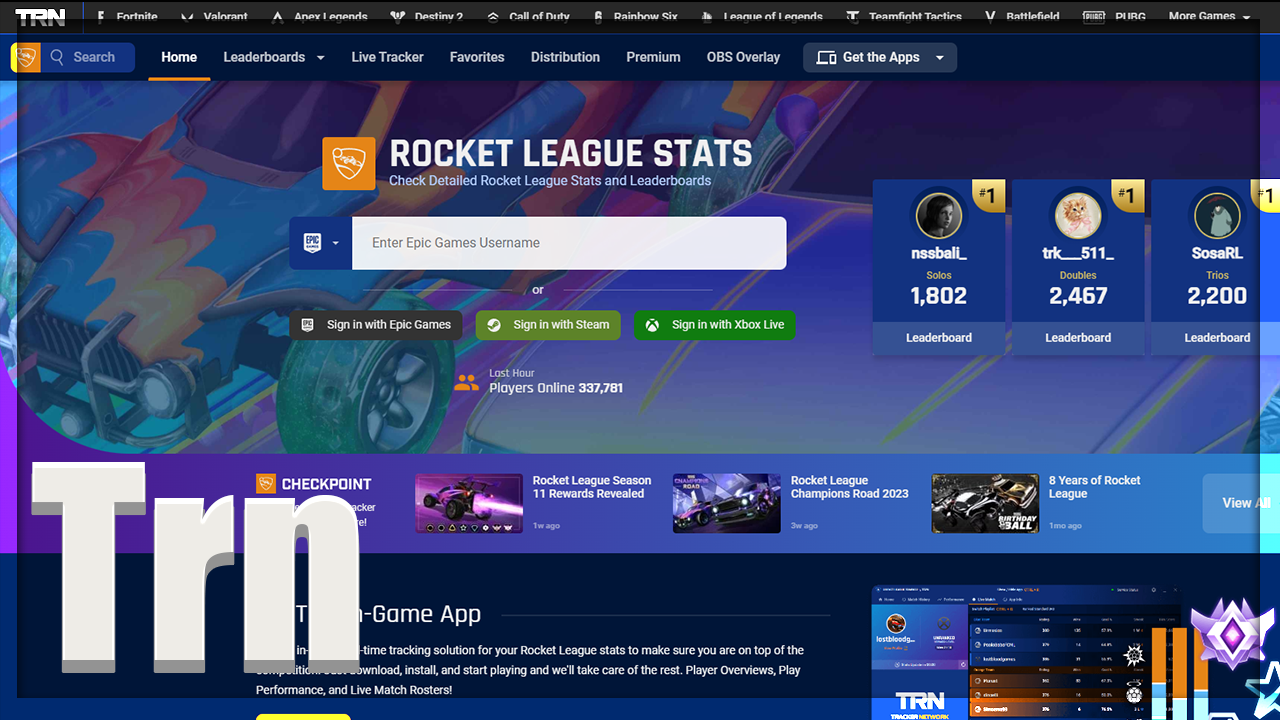 TRN Rocket League: Your Ultimate Companion for Real-Time Tracking and Competitive Edge