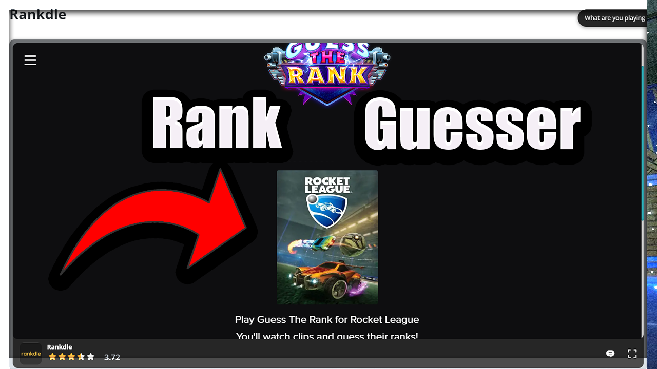 Rankdle Unlimited: How to play For Rocket League?