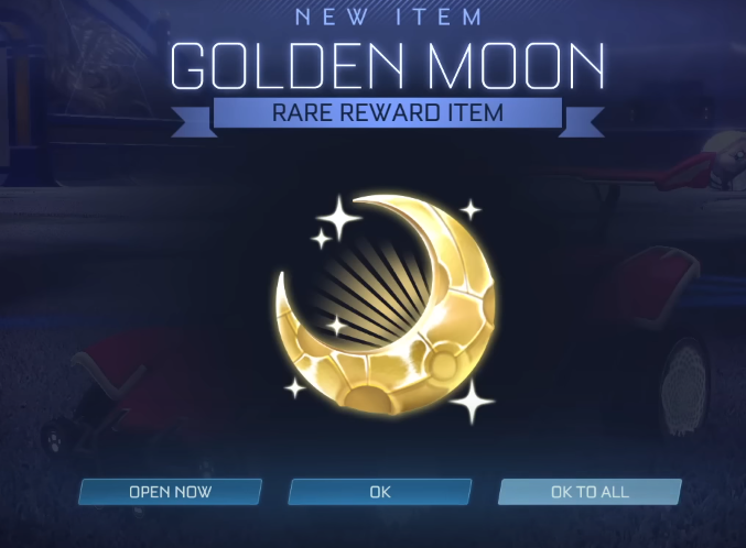 an image of getting a golden moon after redeeming it