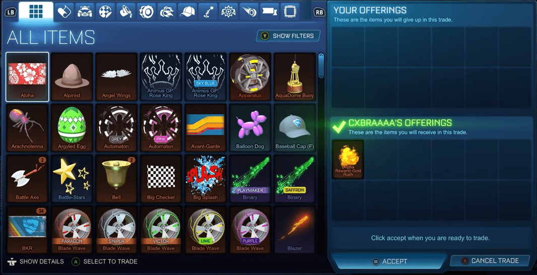 Alpha boost system clearance